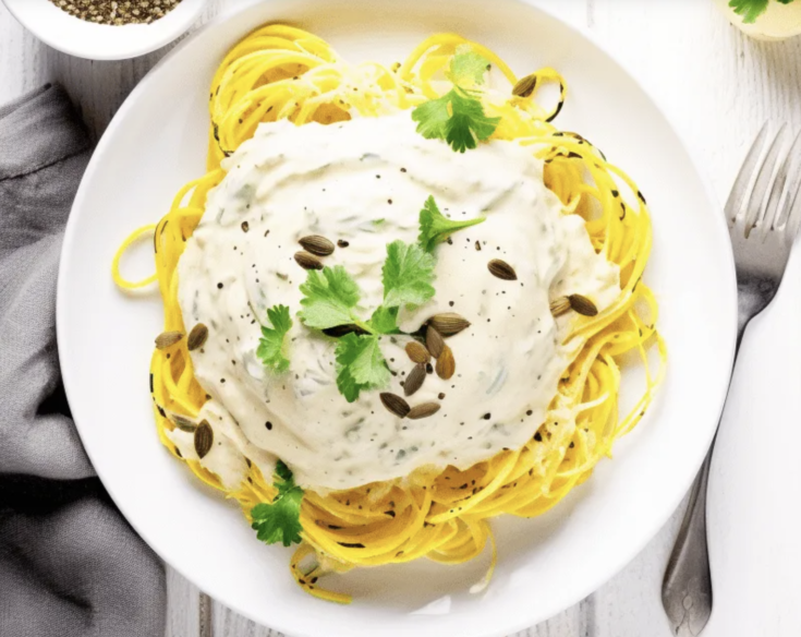 Spaghetti Squash Alfredo